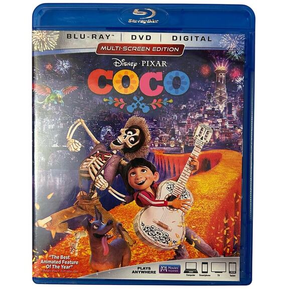Coco (Blu-ray + DVD, 2018, 3-Disc Set Multi-Screen Edition) Disney Pixar - Picture 1 of 4